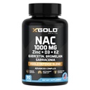 XGold Health NAC 1000 mg with Quercetin% 95, Bromelain, çinko, C, D3 & K2 Immune Support & Antioxy Supplement Advanced Defense Mix 90 Veggie Capsules