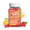 Çocuklar için Yetişkinler ve 400 mg için 800 mg, NAC Supplement N-Acetyl Cysteine, Sugar-Free - 60 Vegan Gummies, Antioksi Supplement, Immune Support
