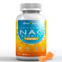 Liposomal NAC Gummies 600 mg, N-Acetyl Cysteine Supplement for Kids & Yetişkinler, Turmeric, Ginger, Black Pepper, Immune, Liver & Lung Support, Antioksi, Sugar-Free Pineapple Flavor, 60 Counts