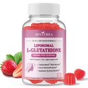 Λιποσωμική γλουταθειόνη Gummyes 1000mg, συμπλήρωμα γλουταθειόνης υψηλής απορρόφησης με βιταμίνη C, NAC, γαϊδουράγκαθο γάλακτος για την υγεία του δέρματος, ήπαρ Detox & ανοσοποιητικό, Vegan, ζάχαρη χωρίς, φράουλα Γεύση, 60 μέτρα