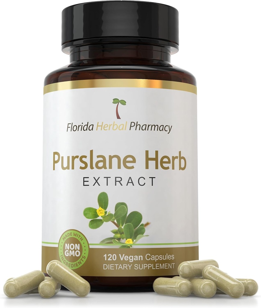 Florida Herbal Eczane, Purslane Herb Extract Supplement Capsules