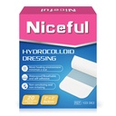 20 Kont Hydrocolloid Bandages 2" x 2", Yaralar için Küçük Hidrokolloid Gel Bandajları Giyiyor
