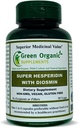 Green Organic Συμπληρώματα Hesperidin, Diosmin, Narangin, Μοναδική Φόρμουλα (Made, Non-GMO, Vegan, & Gluten Free) (Single)