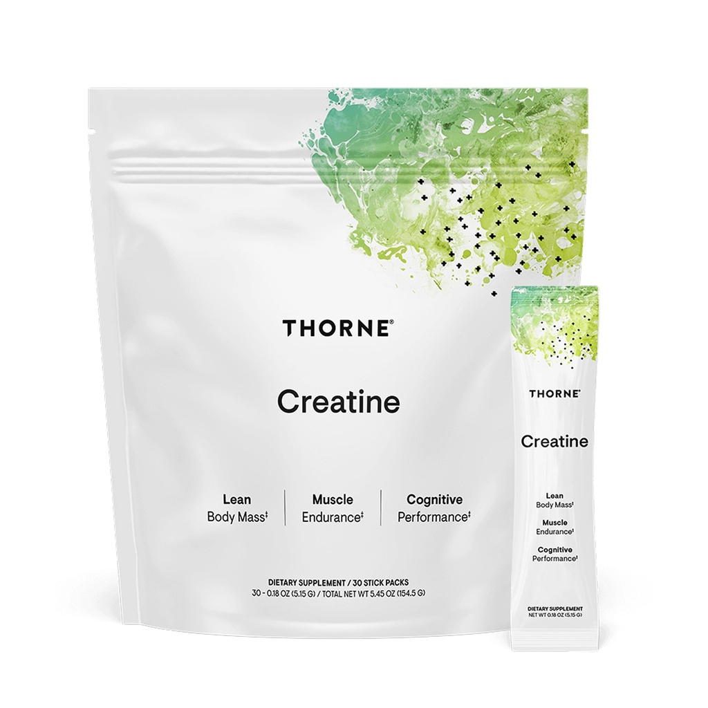 THORNE Tinatine - Micronizedtine Monohidrat Tozu - Kaslar ve Bilişsel Fonksiyonla Destek* - Kadınlar ve Erkekler için - Unflavored - NSF Sport için sertifikalı - 5 g hizmet - 30 hizmet