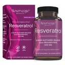 Reserveage Beauty, Resveratrol 500 mg, Antioxidant Supplement for Heart and Cellular Health, Supports Healthy Aging and Immune System, Paleo, Keto, 60 Capsules