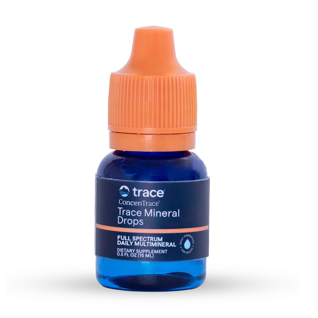 Trace Minerals ConcenTrace Trace Mineral Drops | Supports Energy, Digestion, Bone Health & Hydration, 70+ Ionic Trace Minerals w/ Magnesium, Chloride & Potassium | Keto, Vegan & Non-GMO | 6 Servings