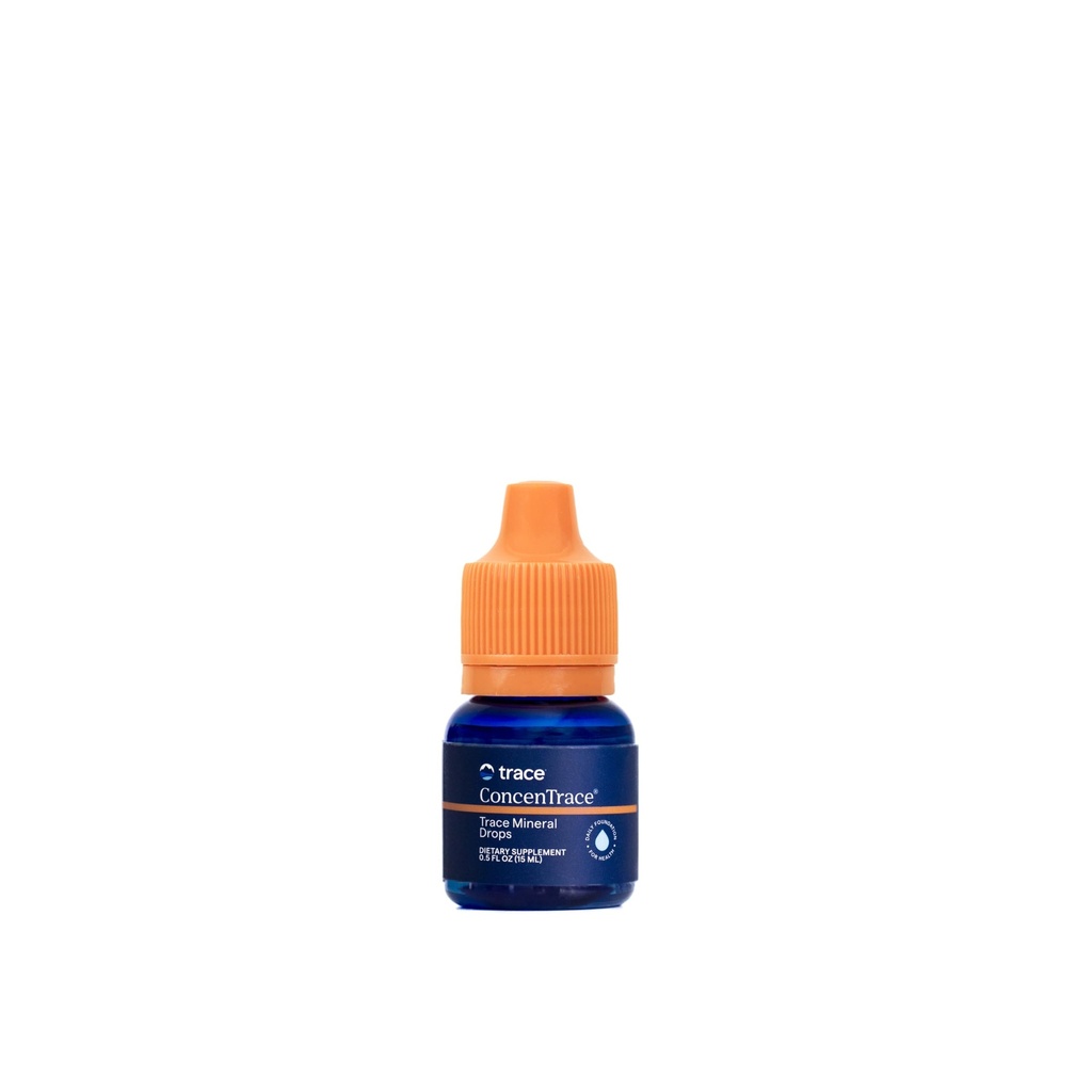 Trace Minerals ConcenTrace Trace Mineralleri - Bone & Joint Support için sıvı Supplement - Aids Hydration & Electrolyte Restoration - Unflavored, 0,5 fl oz (6 hizmet)