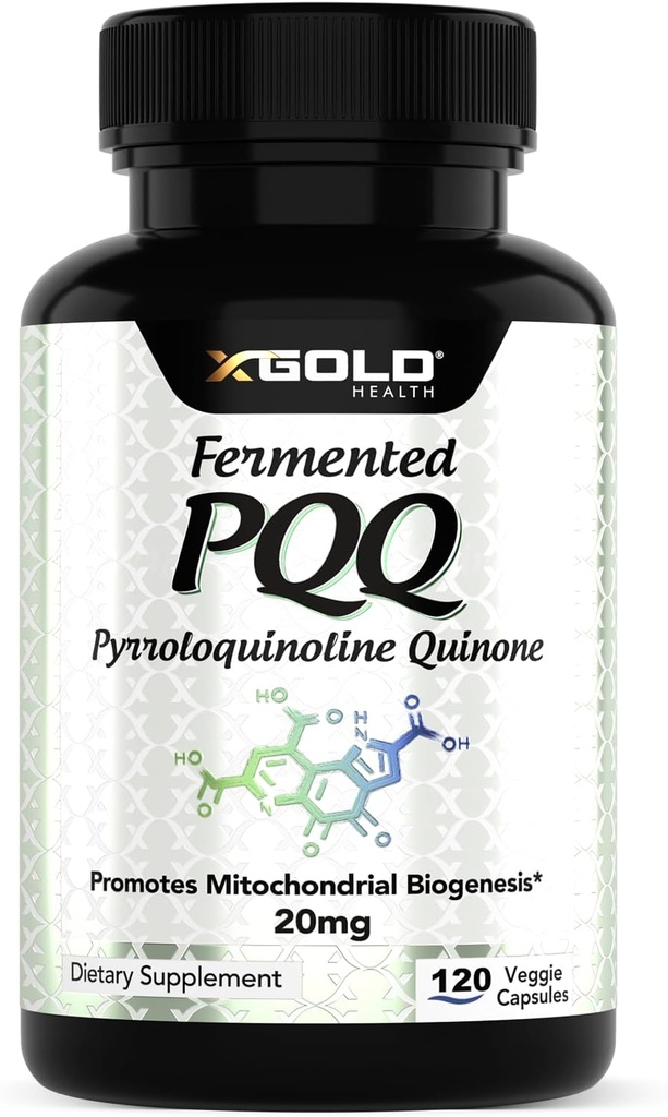 Fermented PQ (99.7%+ Pure) – Mitochondrial Support, Energy Boost, Heart & Brain Health, Better Sleep – Non-GMO Supplement)