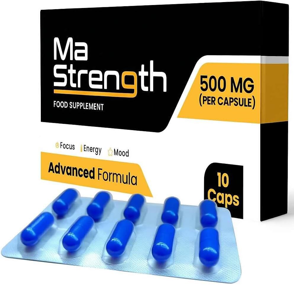 Force, Endurance and Vitality with Horny Goat Weed, Tongkat Ali, BTC ve Maca Root. Uzun Son Aktivite Performansı Erkekler için Destek (10 Capsule Paket)