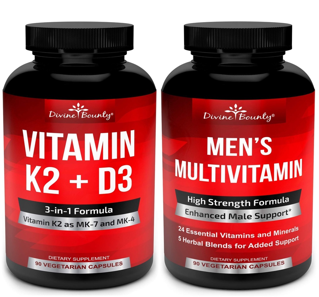D3 & Men's Multivitamin Schenty Vitamin K2 ile