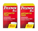 Tylenol Arthritis Pain Extended Release Tablets with Acetaminophen for Joint Pain, 290 Caplets (Pack of 2) (Package May Vary)