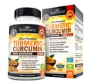 Turmeric Curcumin with Black Pepper Extract 1500mg - High Absorption Ultra Potent Turmeric Supplement with 95% Curcuminoids and BioPerine - Non GMO Tumeric Capsules for Joint Support - 180 Capsules