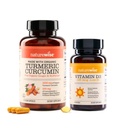NatureWise Curcumin Turmeric & Vitamin D3 5000iu for Joint, Muscle, Bone & Immune Health Support [90 Count Each]