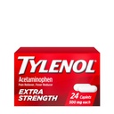 Tylenol Extra Strength Pain Reliever, 24 Caplets Pack of 3