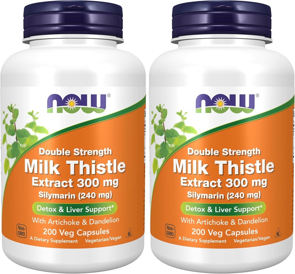 Şimdi Silymarin 2X - 300 mg,200 Veg Capsules (Pack of 2)