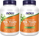 NOW Silymarin 2X - 300 mg, 200 κάψουλες Veg (πακέτο των 2)