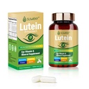 Lutein Eye Vitamins Supplement for Adults - 90 Capsules, Supports Eye Health with Zeaxanthin, Zinc, Vitamins C & E, Vegan Formula for Blue Light Protection & Macular Support (1)