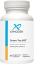 XYMOGEN Yeşil Çay 600 - Ultra Pure Green Tea Extract Capsules - Immune Support Supplement - Supports Heart Health + Brain Health - Gluten Free, Vegan, GMO (60 Capsules)