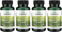 Swanson Spearmint Leaf (Mentha Spicata)- Full Spectrum Herbal Supplement Supporting Digestive Health ' &' Mild Stomach Issues - (60 Capsules, 400 mg Her) 4 Pack