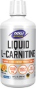 NOW Foods Sports, Liquid L-Καρνιτίνη, Εσπεριδοειδή, 1000 mg, 32 fl oz (946 ml)