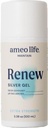 Ameo Life Extra Strength Colloidal Silver Gel 35 ppm - pH Ισορροπημένο, Δομημένο Ασημί Gel για Υγιεινό Δέρμα, Μικρές Κόψεις, Σκραπς & Έγκαυμα - Φυσική φροντίδα δέρματος για Αναζωογόνηση (100ml)