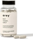 Arey Not Today, Grey Daily Hair Supplement for Women & Men | Slows Grey Saç Büyüme & Repigment in 3-6 Ay | Sağlıkçı, Saç | Biotin, B +D Vitaminler | Vegan & Gluten Free (1 ay)