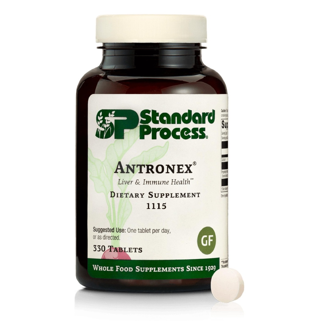 Standart Süreç Antronex Liver Health Diyetary Supplement - Gluten-Free, Non-Dairy, Non-Soy & Non-Grate Immune Care - 330 Tabletler