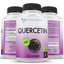 DOCTOR RECOMMENDED SUPPLEMENTS Quercetin 1000 mg Per Service - 120 Veggie Capsules, Vitamin Supplement, 60 Day Supply, (Vegan ve Non-GMO)