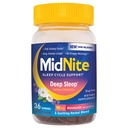 MidNite Deep Sleep Extra Strength, 10 mg Melatonin Sleep Aid, Non-Habit Form, Herbal Diyeter Supplement for Yetişkinler, Drug-Free, Gluten-Free, Lactose-Free, Vegetarian-Friendly, 36 Gummiesnin