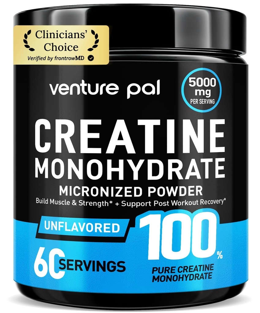 Girişim Pal 100% Saf Mikronized Kretine Monohidrat Toz, Kadınlar ve Erkekler için Sessizlik, Vegan, Keto, Gluten Free, 5 g (5000 mg) hizmet başına, Kretina Mono +380638588488ada en Polvo