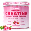 Kadınlar için, Kreagen, BCAA, L-Carnitine & Taurin, Strawberry Flavor, Energy Boost, Sugar Free, 120 Count