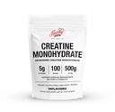 HEARTHY FOODS Creatine Monohydrate Micronized Powder 500G - 100 Servings, 5000mg Per Serving (5g) - for Men & Women Muscle Growth & Recovery - UNFLAVORED
