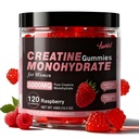 Kadın 5000 MG, Kretine Gummies, Kas Büyüme, Güçlü ve Enerji Desteği, Sugar Free Pre Workout Gummies 120 Rhopper Flavor