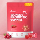 PHNu Viginal Probiyotiks for Women, Women Probiyotik Gummies, Feminine Balance Gummies, Prebiyotik Gummy, Cranberry Probiyotiks for Women Vajinal Health, Yeast Ph Balance / 60 Gummies