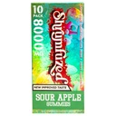 Shrumfuzed - Proprietary Nootropic Gummy 8000mg - Now with New Improved Taste - Lion's Mane, Reishi, Chaga, and Cordycep Nootropic Mushroom Blend (10, Sour Apple)