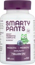 SmartyPants Ανδρική & Γυναικεία Προβιοτική Ανοσία Gummies: Πρεβιοτικά & Προβιοτικά για Digestive Υγεία & ανοσοποιητικό συμπλήρωμα υποστήριξης, Χωρίς γλουτένη, Vegan, Blueberry Flavor, 60 Count (30 Day Supply)
