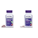 Natrol Vitamin B-12 5000mcg 200 Tablets & Biotin 10000mcg 60 Tablets for Cellular Energy, Healthy Nervous System, Hair, Skin and Nails