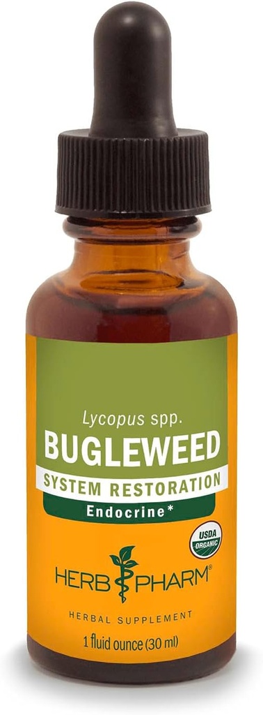 Βότανο Pharm Bugleweed υγρό εκχύλισμα για ενδοκρινικό σύστημα υποστήριξης - 4 ουγγιά