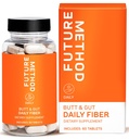 FUTURE METHOD Fiber Supplement, Acacia ve Psyllium Husk Fiber Pills for Digestion (60ct)