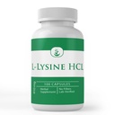 PURE αρχικά ΣΥΣΤΑΤΙΚΑ L-Lysine HCL (100 κάψουλες) Πάντα καθαρό, χωρίς πρόσθετα ή πληρωτικά, Εργαστήριο Επαληθευμένο