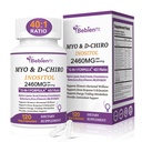 13-in-1 Myo Inositol & D-Chiro Inositol for Women,2460mg-40:1 Ratio,Cycle Comfort Supplement Plus Alpha Lipoic Acid/Folate/Vitex/Magnesium/Multivitamin,120 Veg Cap