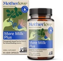 Motherlove More Milk Plus (60 Liquid caps) Fenugreek-Based Lactation Supplement to Support Mother Milk Supply – Non-GMO, Organic Herbs, Vegan, Kosher, Soy-Free