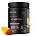 Gainful Pre Workout Powder, Caffeine Free with Creatine, L Citrulline, Beta Alanine, BCAA's, Energy & Muscle Support, 14 Servings (20 Servings, Strawberry Lemonade - Performance)