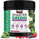 Force Factor Smarter Greens Superfoods Tozu Digestion, Gut Health, Bloating, Greens Toz Probiyotiks, Prebiyotiks, Digestive Enzymes, & Adaptogens, Pomegranate Berry, 30 Hizmet