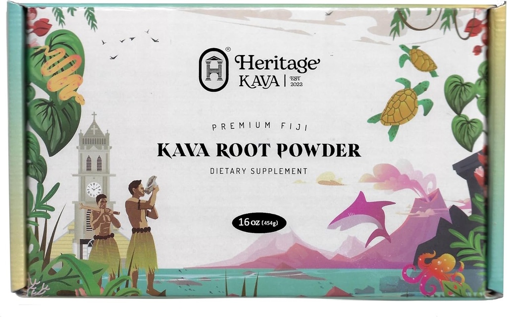 Premium Fiji Noble Kava Root Toz 16 Oz/1LB