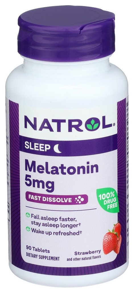 NATROL Μελατονίνη 5mg, 90 CT
