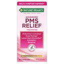 Nature’s Bounty Optimal Solutions Advanced PMS Relief for Menstrual Cycle Support, PMS Support Supplement for Women, Bloating Relief – Chasteberry, Hormone-Free, 60 Vegetarian Capsules