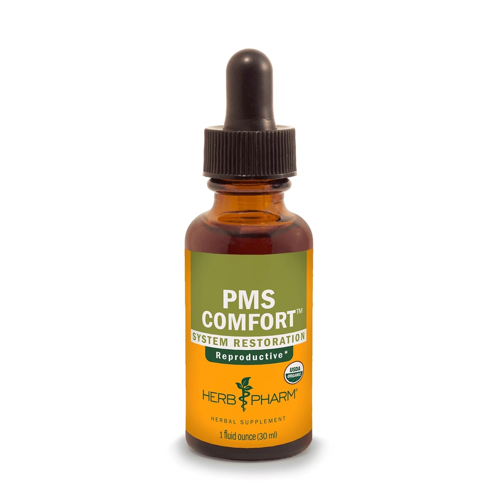 Herb Pharm PMS Comfort Liquid Herbal Formula for Support During Premenstrual Syndrome - 1 Ounce