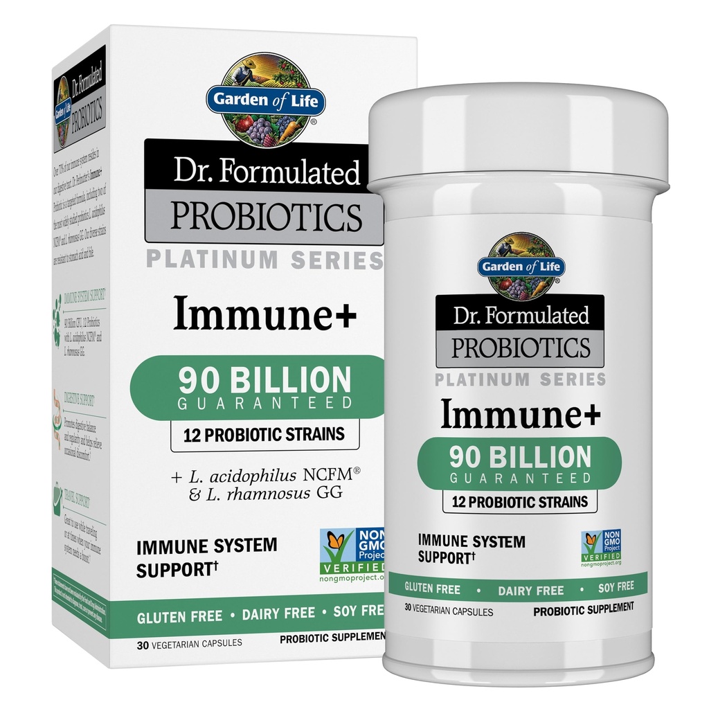 GARDEN OF LIFE Dr Formulated Platinum Immunity Probiyotik, 30 CT
