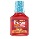 Tylenol Extra Strength Severe Cough + Sore Throat Daytime, Multi Symptom Cold Relief Liquid, Acetaminophen Pain Reliever & Dextromethorphan HBr Cough Suppressant, Cooling Cherry, 8 fl. oz